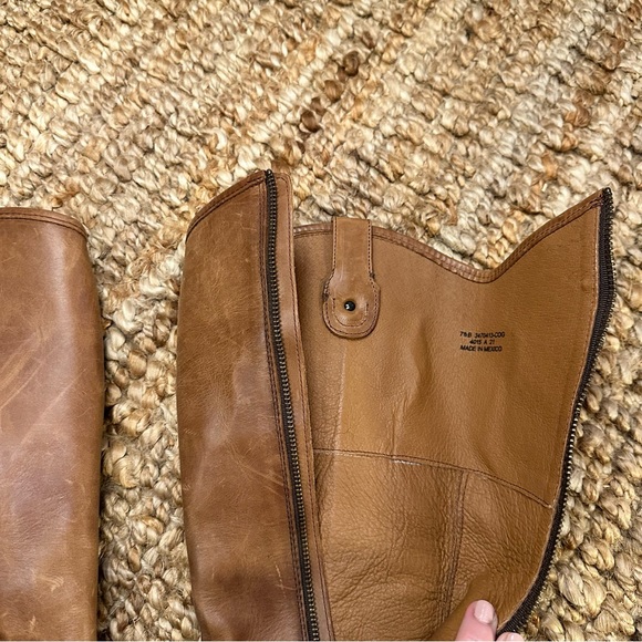 FRYE Melissa Inside Zip Boot COGNAC 7.5 - Picture 12 of 16